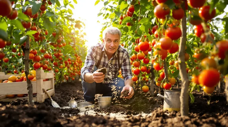 9 jardiniers sur 10 l’oublient, pourtant cet engrais naturel double la récolte des tomates
