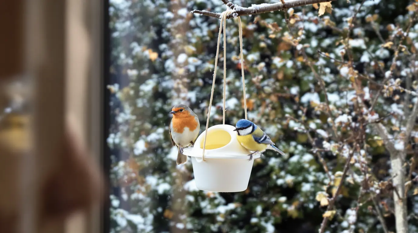 Arrêtez de jeter ce petit pot en plastique : il devient la mangeoire préférée des oiseaux cet hiver Arrêtez de jeter ce petit pot en plastique : il devient la mangeoire préférée des oiseaux cet hiver