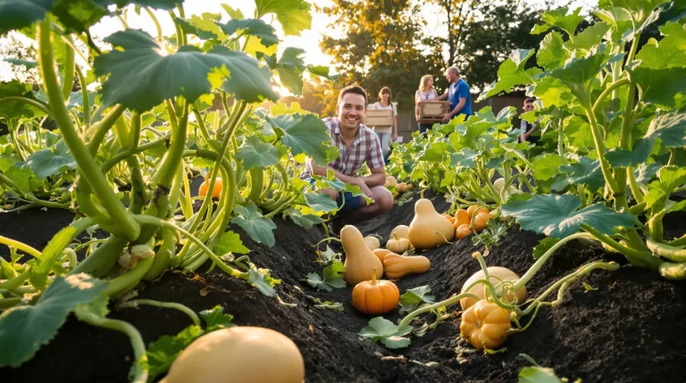 Combien de pieds de courges je plante pour nourrir une famille de 4 à 5 personnes ?