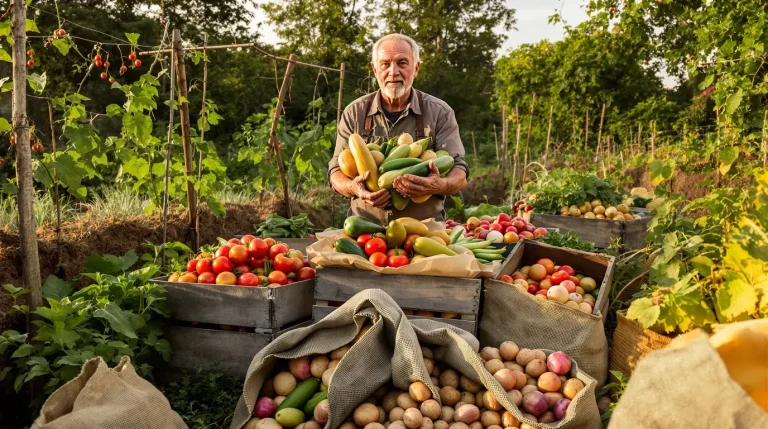 « J'ai dû faire 100 kg de tomates, 150 kg de pommes de terre » : ces fous du potager vivent presque sans supermarché