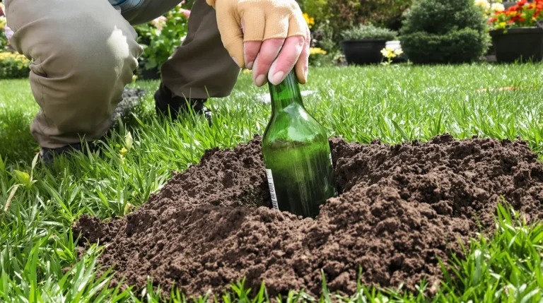 Les taupes ont déserté son jardin depuis qu’il enterre cet objet qu’on jette tous à la poubelle