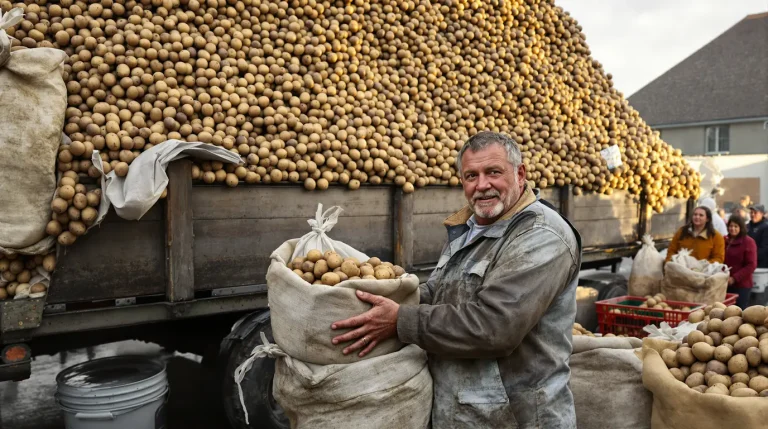 Pas-de-Calais : plutôt que de les jeter, un agriculteur offre gratuitement ses pommes de terre invendues